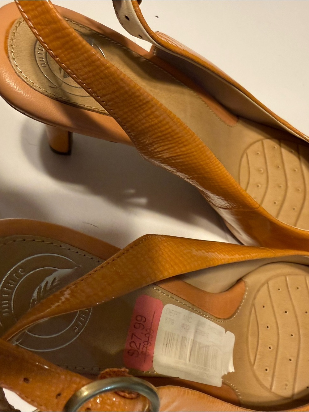 Nurture by Lamaze Tangerine Slingback Mid Heel